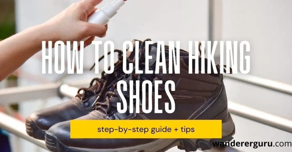 how to clean hiking shoes