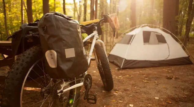 Bikepacking camping
