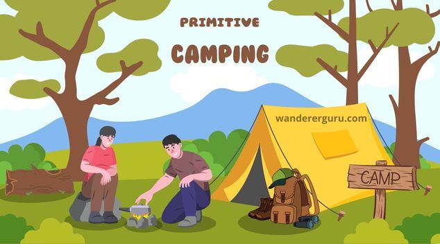 primitive camping vs tent camping 